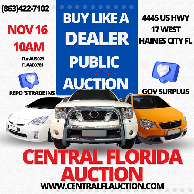 Buy like a dealer at our public auctions